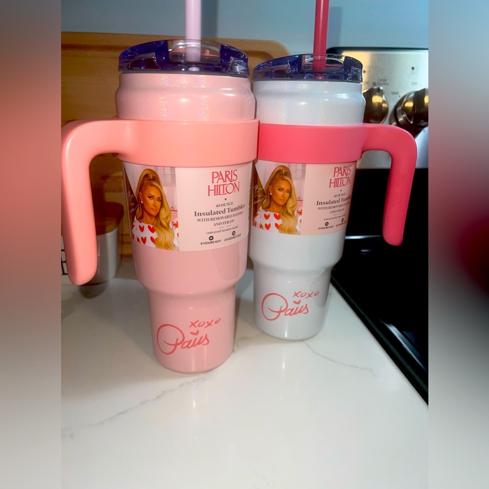 40oz Stainless Steel Tumbler - Pink